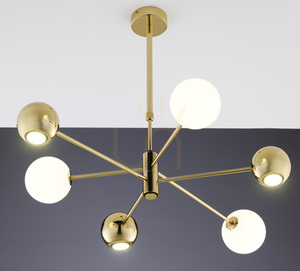 MOKA Kronleuchter Gold 3xG9/3xGU10/14W 5 MOKA Kronleuchter Gold 3xG9/3xGU10/14W small 5