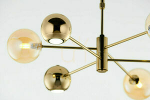 MOKA Kronleuchter Gold 3xG9/3xGU10/14W small 1