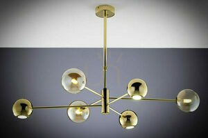 MOKA Kronleuchter Gold 3xG9/3xGU10/14W small 11