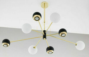 MOKA Kronleuchter Gold 4xG9/4xGU10/14W 8 MOKA Kronleuchter Gold 4xG9/4xGU10/14W small 8