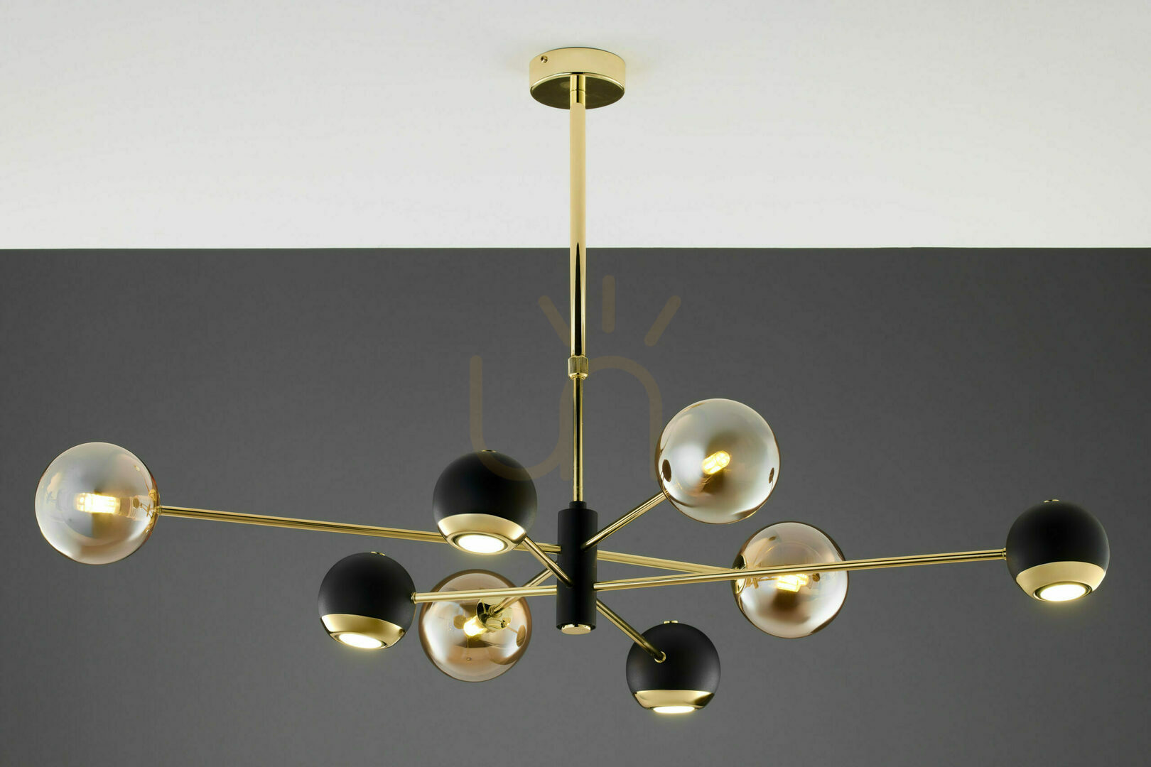 Vorschau MOKA Kronleuchter Gold 4xG9/4xGU10/14W MOKA Kronleuchter Gold 4xG9/4xGU10/14W