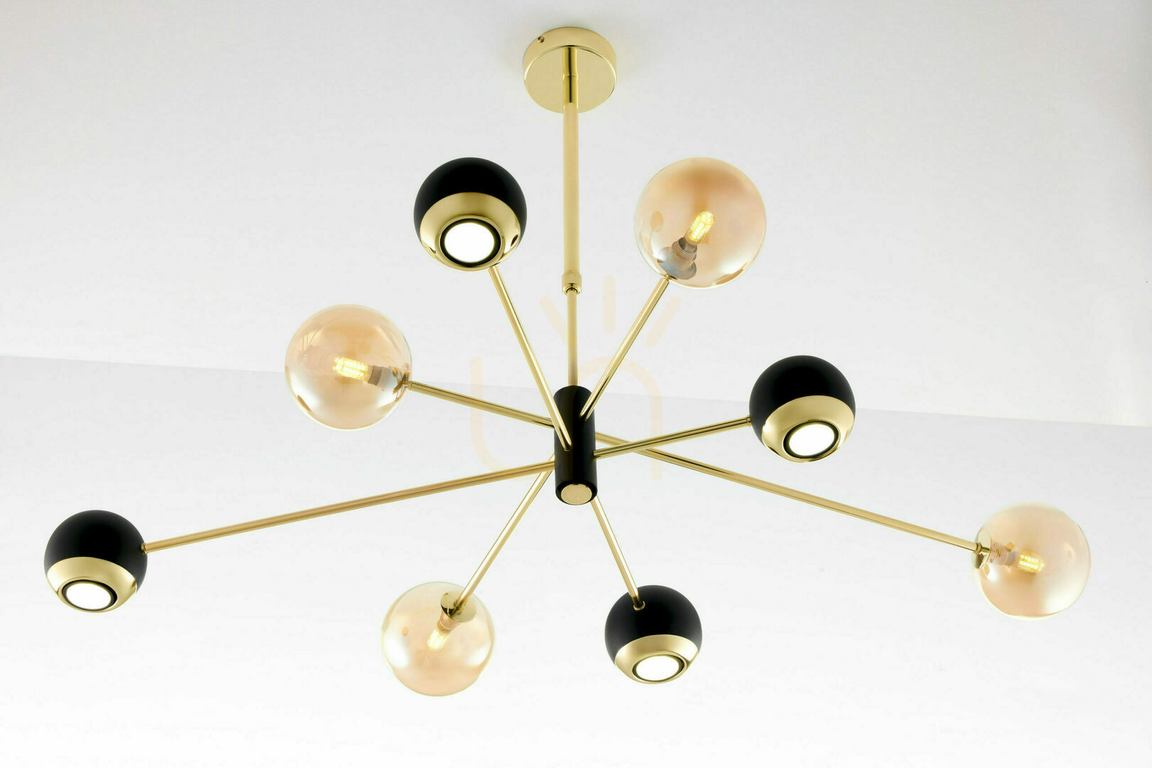 Zeige MOKA Kronleuchter Gold 4xG9/4xGU10/14W MOKA Kronleuchter Gold 4xG9/4xGU10/14W