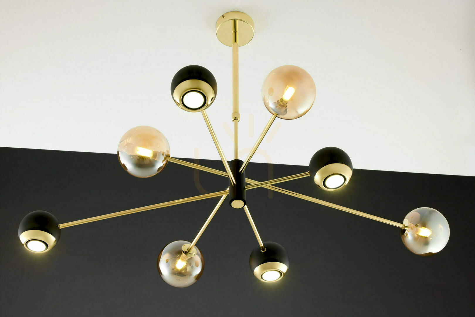 Vorschau MOKA Kronleuchter Gold 4xG9/4xGU10/14W MOKA Kronleuchter Gold 4xG9/4xGU10/14W