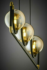 HANZA Pendelleuchte Gold 3xG9/14W small 4