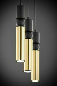 Pendelleuchte Jupiter ALAS 2007 gold-schwarz 3xGU10 14 W 60 cm small 10