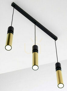 Pendelleuchte Jupiter ALAS 2007 gold-schwarz 3xGU10 14 W 60 cm small 6