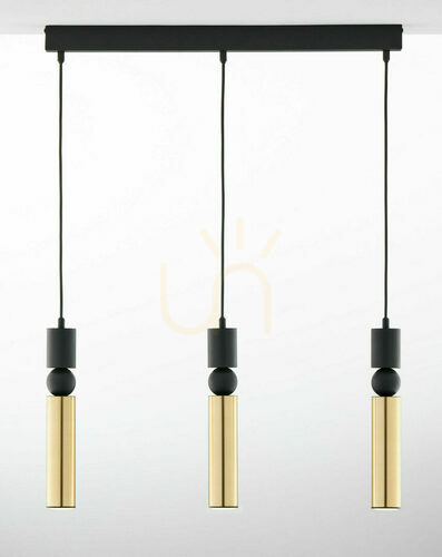 Prüfen Pendelleuchte Jupiter ALAS 2007 gold-schwarz 3xGU10 14 W 60 cm