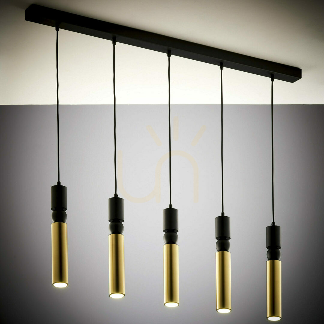 Aussicht ALAS Pendelleuchte Gold 5xG10/14W ALAS Pendelleuchte Gold 5xG10/14W