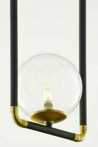 Pendelleuchte Zafra 2023 gold-schwarz G9 Jupiter small 1