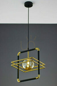 FIORI Pendelleuchte Gold 1xG9/14W small 10