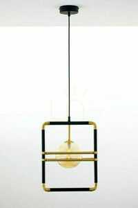 FIORI Pendelleuchte Gold 1xG9/14W small 2