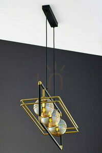 FIORI Pendelleuchte Gold 3xG9/14W small 13