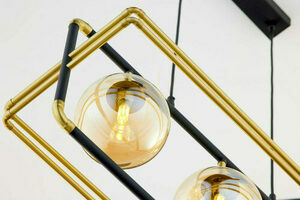 FIORI Pendelleuchte Gold 3xG9/14W small 5