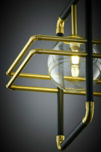 FIORI Pendelleuchte Gold 1xG9/14W small 6