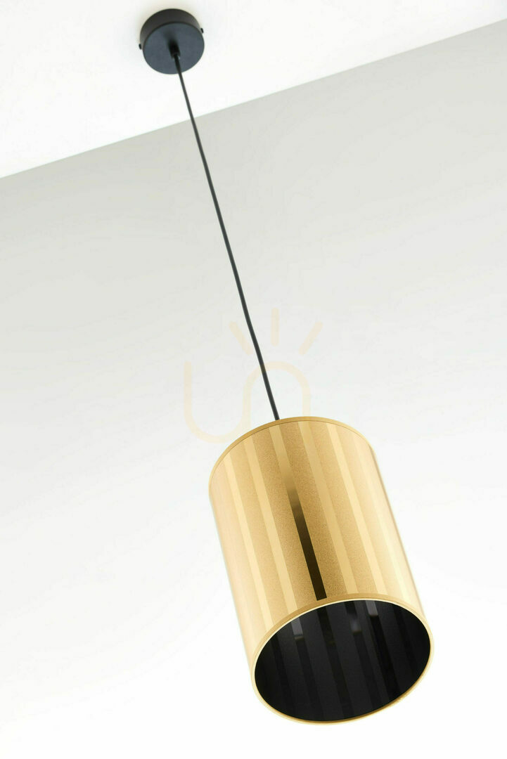Prüfen CORTINA Pendelleuchte Gold 1xE27/15W CORTINA Pendelleuchte Gold 1xE27/15W