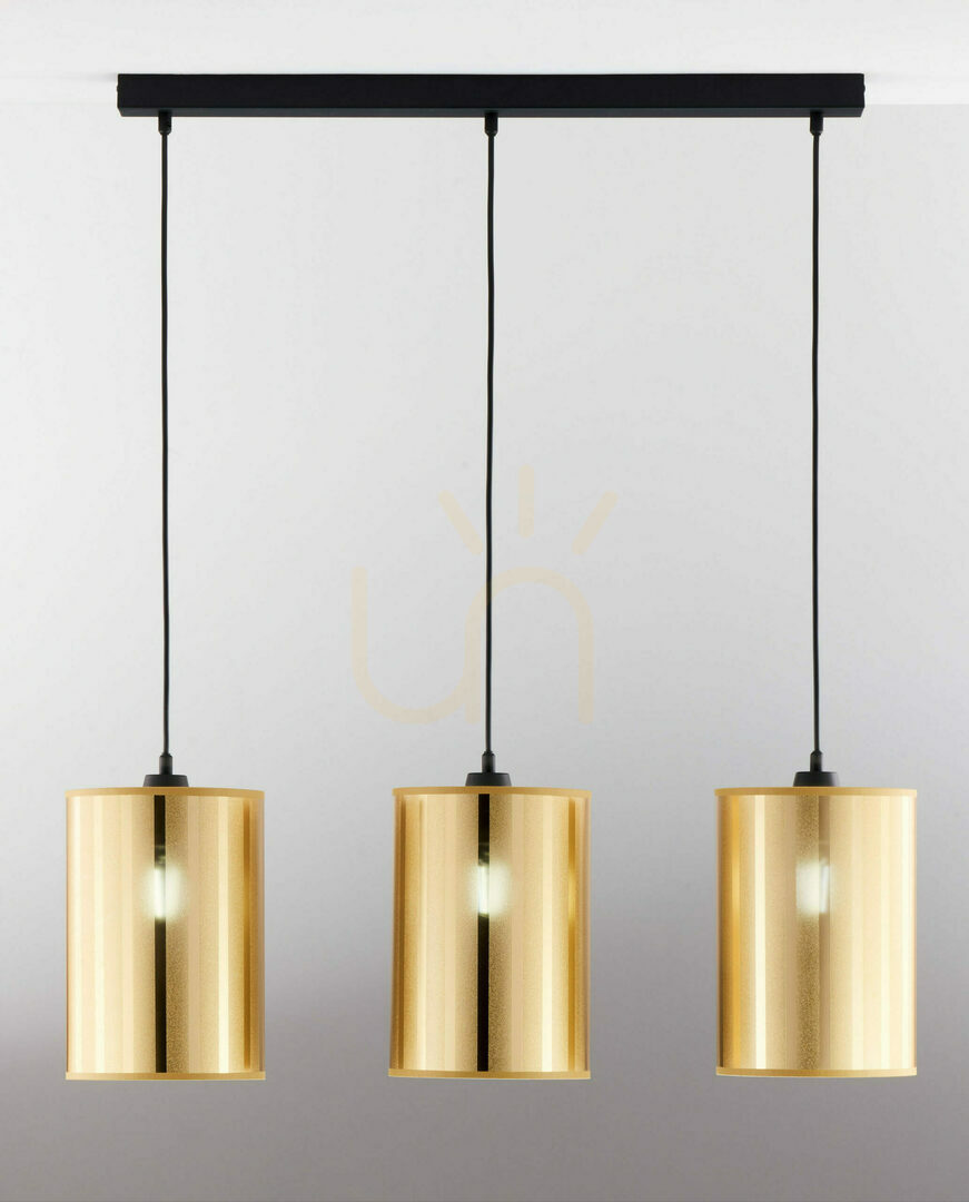 Aussicht CORTINA Pendelleuchte Gold 6xE27/15W CORTINA Pendelleuchte Gold 6xE27/15W