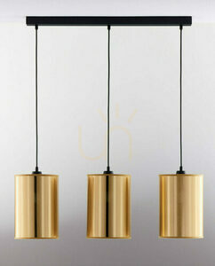 CORTINA Pendelleuchte Gold 6xE27/15W 0 CORTINA Pendelleuchte Gold 6xE27/15W small 0
