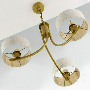 Jupiter ARTHUR 2096 Kronleuchter glänzend gold/weiß 3×E27 15 W small 4