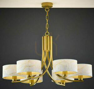 ARTHUR Kronleuchter Gold 6xE27/15W small 1