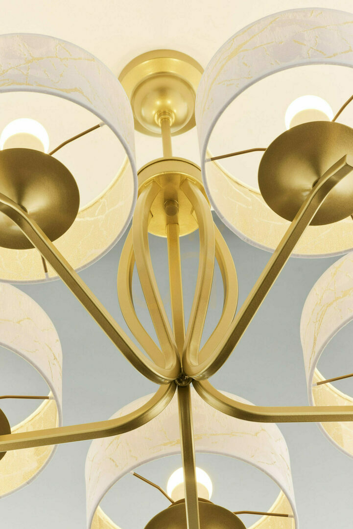 Vorschau Kronleuchter KASZMIR Gold 5xE27/15W Kronleuchter KASZMIR Gold 5xE27/15W