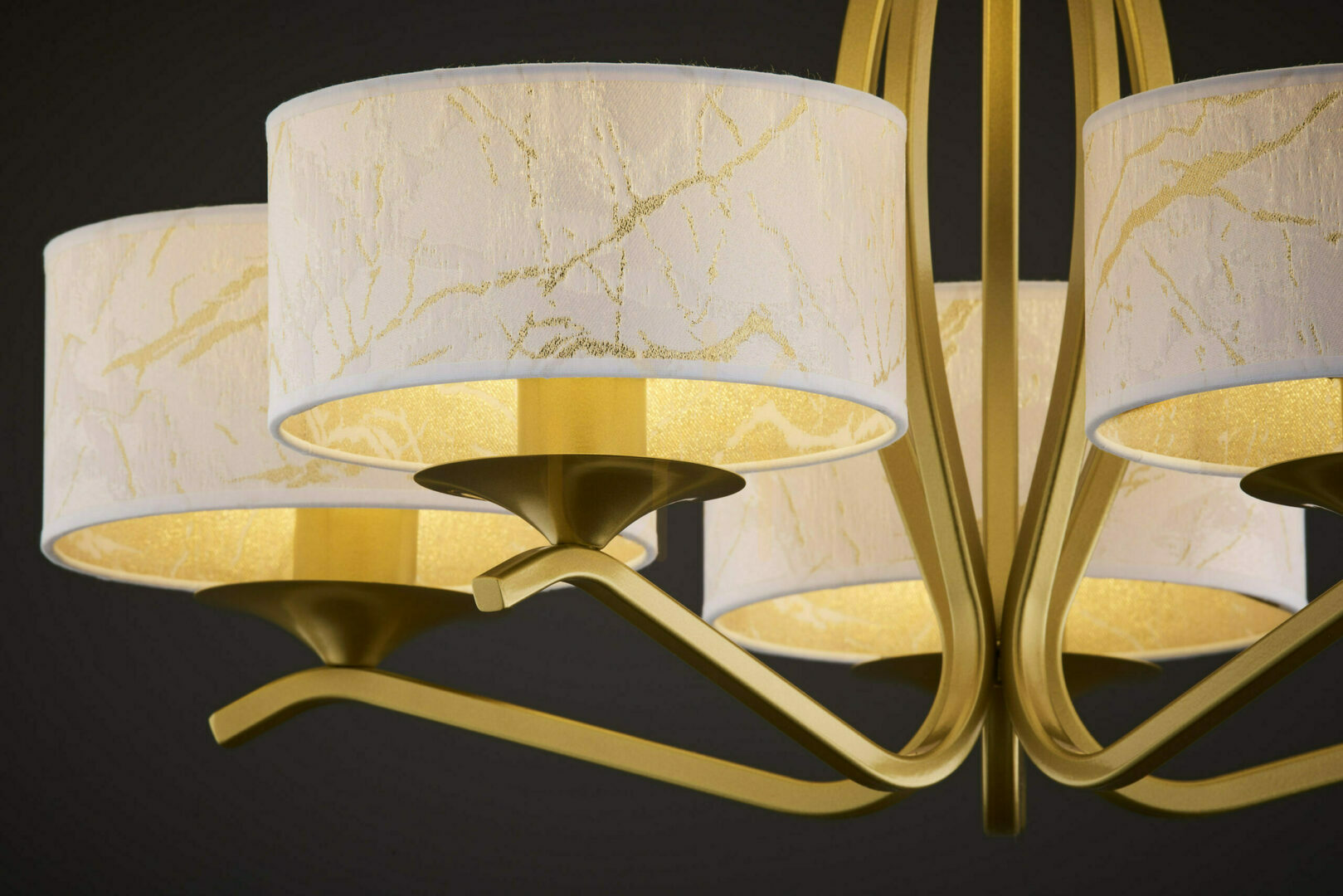 Anzeige Kronleuchter KASZMIR Gold 5xE27/15W Kronleuchter KASZMIR Gold 5xE27/15W