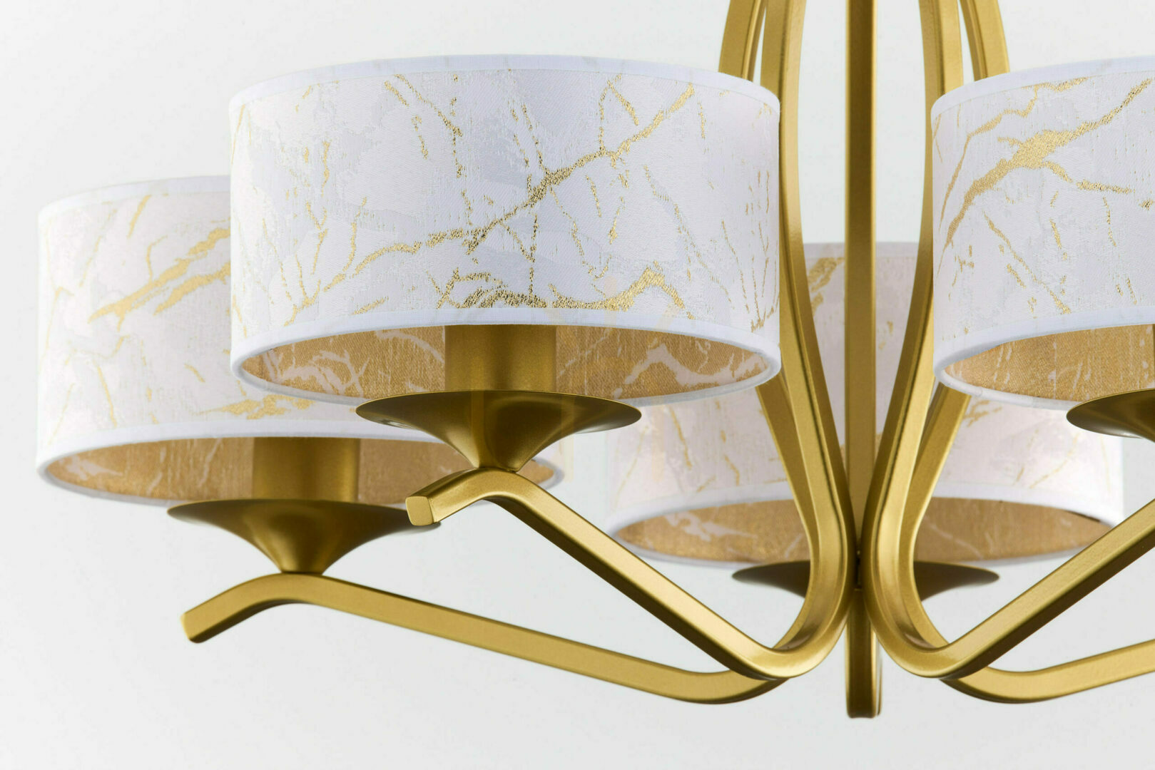 Zeige Kronleuchter KASZMIR Gold 5xE27/15W Kronleuchter KASZMIR Gold 5xE27/15W