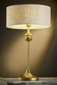 Tischleuchte JUPITER KASZMIR 2112, Gold-Weiß, 1×E27, 54 cm small 0