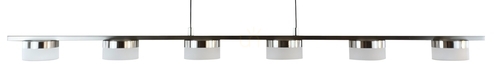 Prüfen CASSIS Nickel-Matt-Pendelleuchte six 7066-703 Aviano