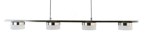 Prüfen CASSIS nickel-matt Pendelleuchte vier Lampen 7066-503 Aviano