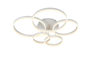 Fünfflammige Deckenleuchte Aviano RAVELO 9055-508 mattweiß LED 70 W small 3
