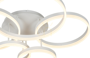 Fünfflammige Deckenleuchte Aviano RAVELO 9055-508 mattweiß LED 70 W small 4