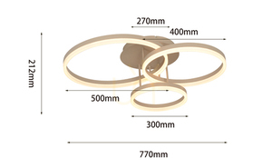 RAVELO Dreifach-Deckenleuchte sand 9055-313 Aviano 5 RAVELO Dreifach-Deckenleuchte sand 9055-313 Aviano small 5