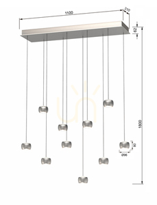 QUIBERON Pendelleuchte 7039-1003 Aviano 5 QUIBERON Pendelleuchte 7039-1003 Aviano small 5