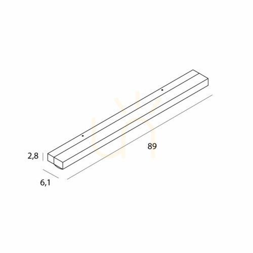 Prüfen Wandlampe Max Light TRIO W0410D LED 10W 4000K chrom IP44 89 cm