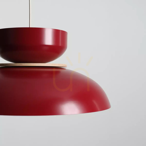 Prüfen Aldex Aldo Red Wine Pendelleuchte, bordeauxrot, 47 cm, E27, 1152G15_15_J