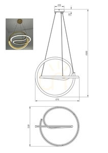Pendelleuchte Zuma Line VELENNE P241249401E gold 1xLED 1 Pendelleuchte Zuma Line VELENNE P241249401E gold 1xLED small 1