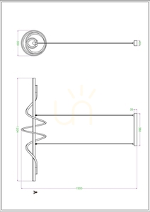 Pendelleuchte Zuma Line VELENNE P241249402 gold 1xLED small 1