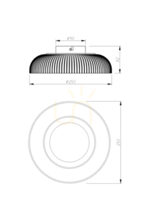 Deckenleuchte Zuma Line SOLVIA C230757601 schwarz 1xLED 1 Deckenleuchte Zuma Line SOLVIA C230757601 schwarz 1xLED small 1
