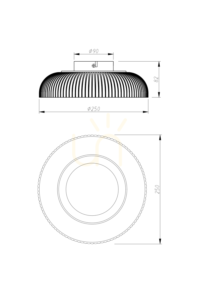 Aussicht Deckenleuchte Zuma Line SOLVIA C230757601 schwarz 1xLED Deckenleuchte Zuma Line SOLVIA C230757601 schwarz 1xLED