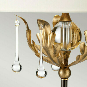 Amarilli Tischleuchte - 1 Lichtquelle - Bronze / Gold patiniert Elstead small 2