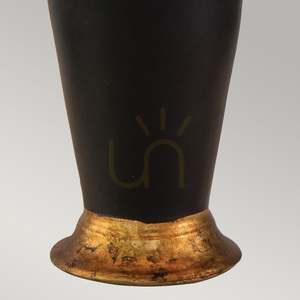 Gallier Tischleuchte - 1 Lichtquelle - Schwarz und Gold Elstead small 3