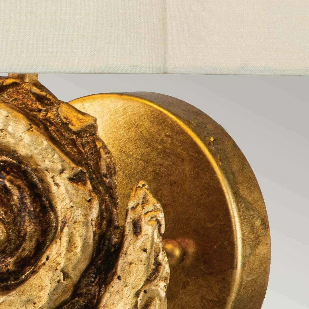 Anzeige Large Swirl Wandleuchte - 1 Lichtquelle - Elstead Gold Petals Large Swirl Wandleuchte - 1 Lichtquelle - Elstead Gold Petals