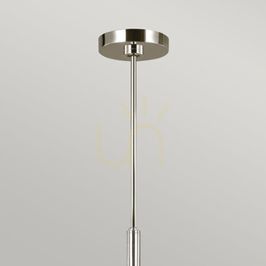 Brianna Kronleuchter - 6 Lichtquellen - Nickel poliert Elstead small 1