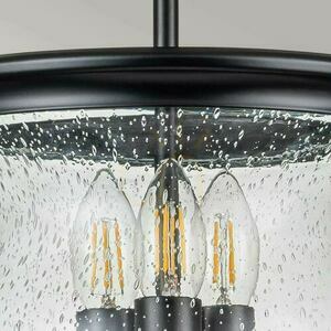 Semi-Flush-Deckenleuchte Pickering Lane - 3-flammig - Schwarz Elstead small 2