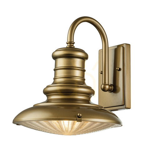 Prüfen Redding Station mittelgroße Wandlaterne - 1 Lichtquelle - Aged bronze Elstead