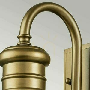 Redding Station kleine Wandlaterne - 1 Lichtquelle - Aged bronze Elstead small 3
