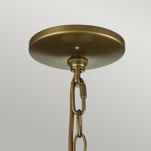 Redding Station mittelgroße Pendellaterne - 1 Lichtquelle - Aged bronze Elstead small 1
