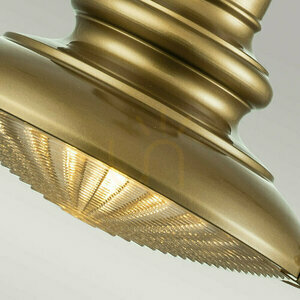 Redding Station mittelgroße Pendellaterne - 1 Lichtquelle - Aged bronze Elstead small 4