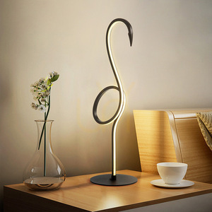 Flamingo LED Tischleuchte - Schwarz Elstead small 6