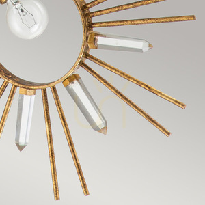 Sun King Pendelleuchte - 1 Lichtquelle Elstead 4 Sun King Pendelleuchte - 1 Lichtquelle Elstead small 4
